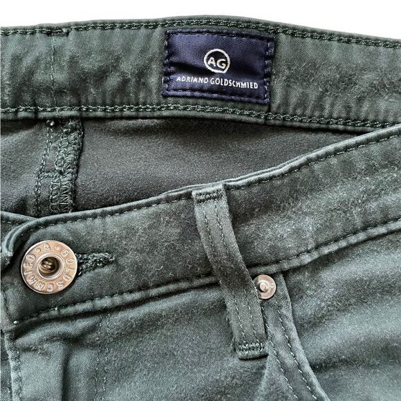 AG ADRIANO GOLDSCHMIED The Stevie Ankle Jean Green Size 29 - Picture 5 of 7